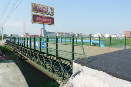 42米9排加强上承式钢桥